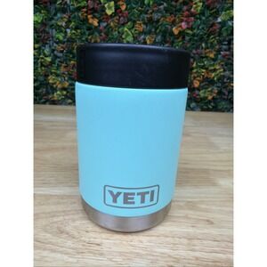 Yeti Rambler Colster 12 Oz Can Insulator Cooler Coozie Soda Beer Seafoam Green